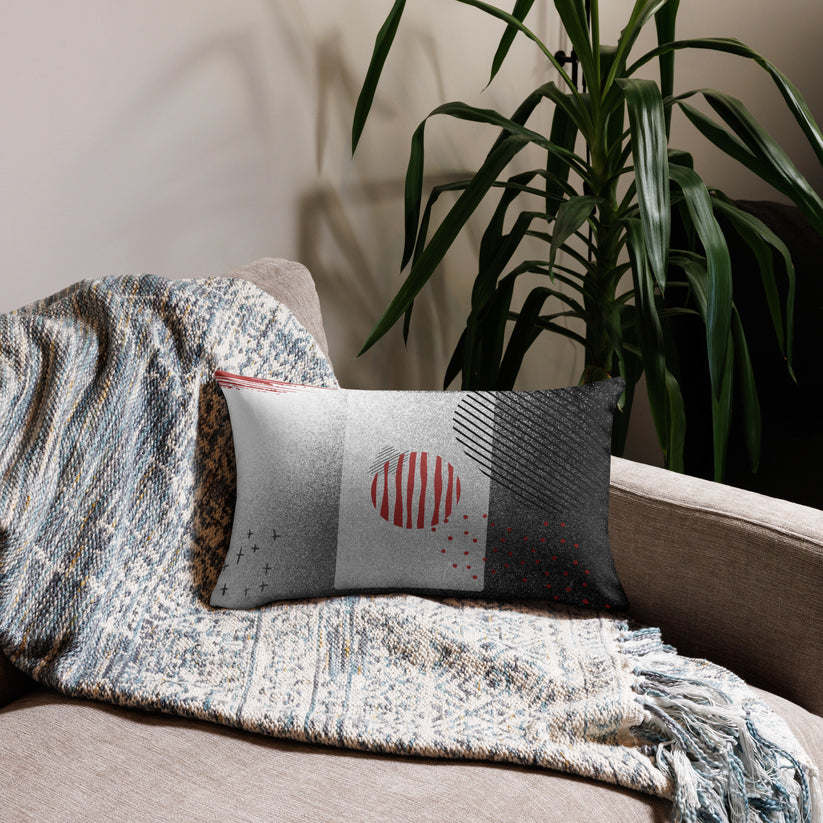 Premium Geometric Abstract Throw Pillow