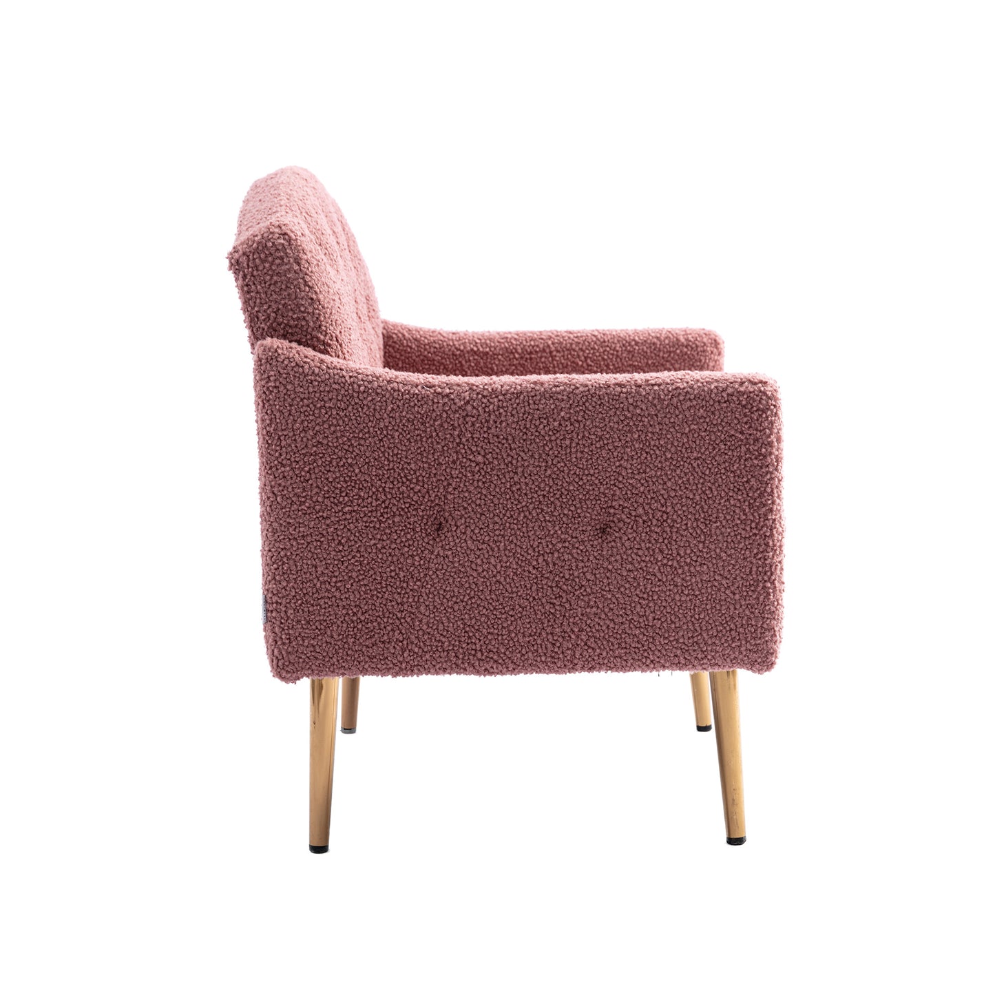 Leisure single sofa with Rose Golden feet