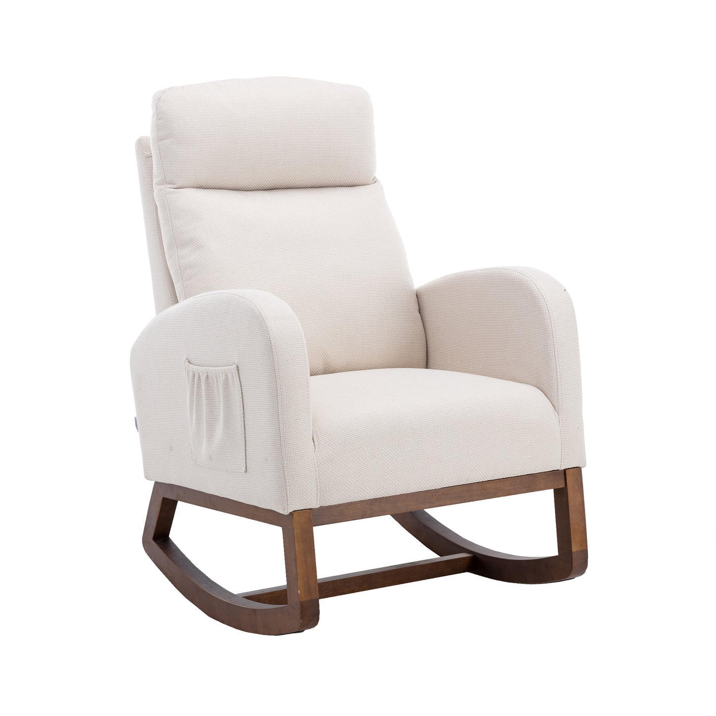 Nursery Rocking Accent Chair with High Back