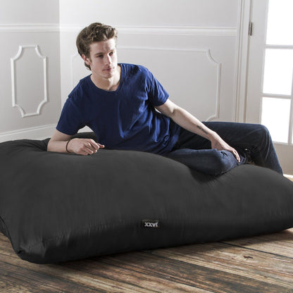 Jaxx 5.5 ft Pillow Saxx Bean Bag Pillow, Black