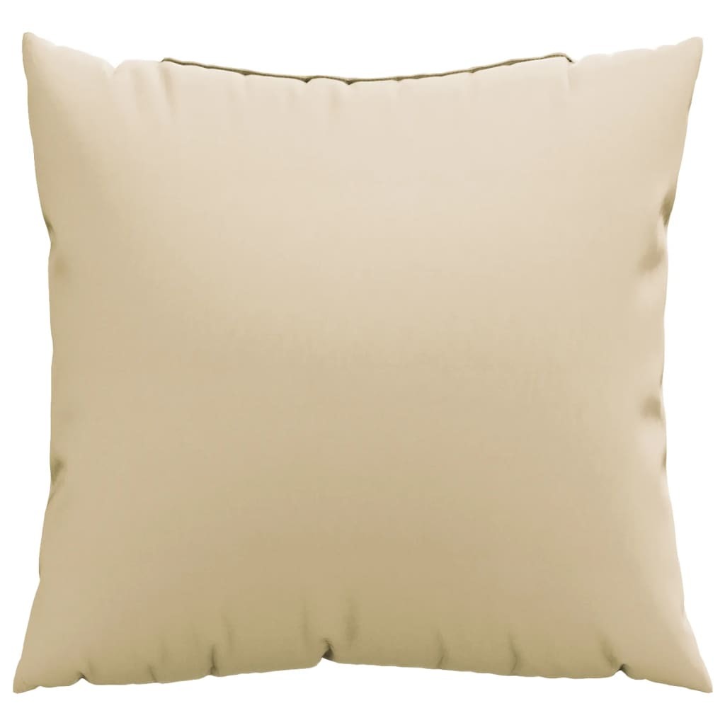 Throw Pillows 4 pcs Beige 23.6"x23.6" Fabric