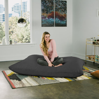 Jaxx 5.5 ft Pillow Saxx Bean Bag Pillow, Black