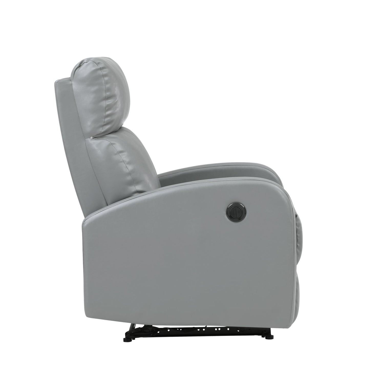 Aubrey Power Recliner In Elle Gray