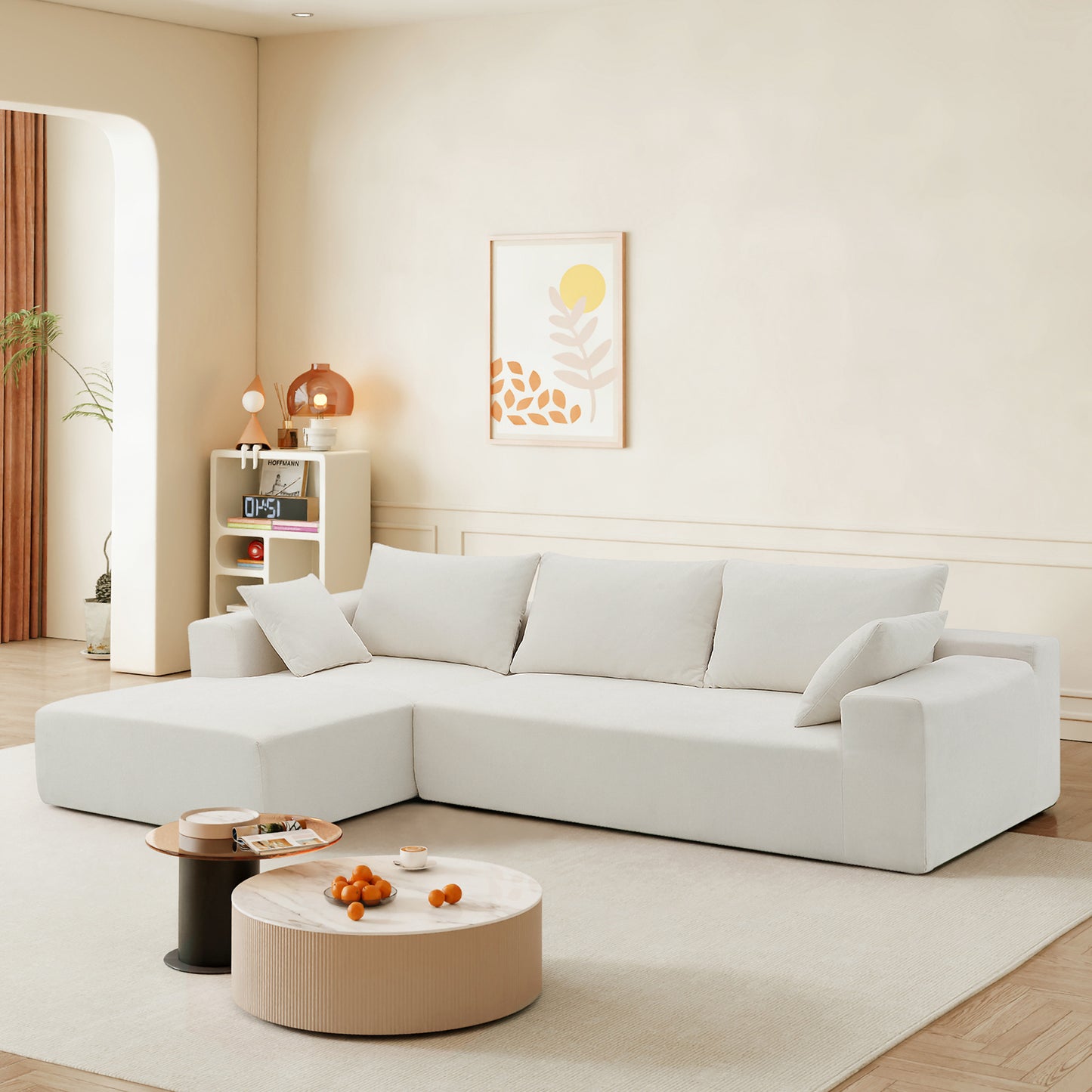 Modular Sectional Living Room Sofa Set