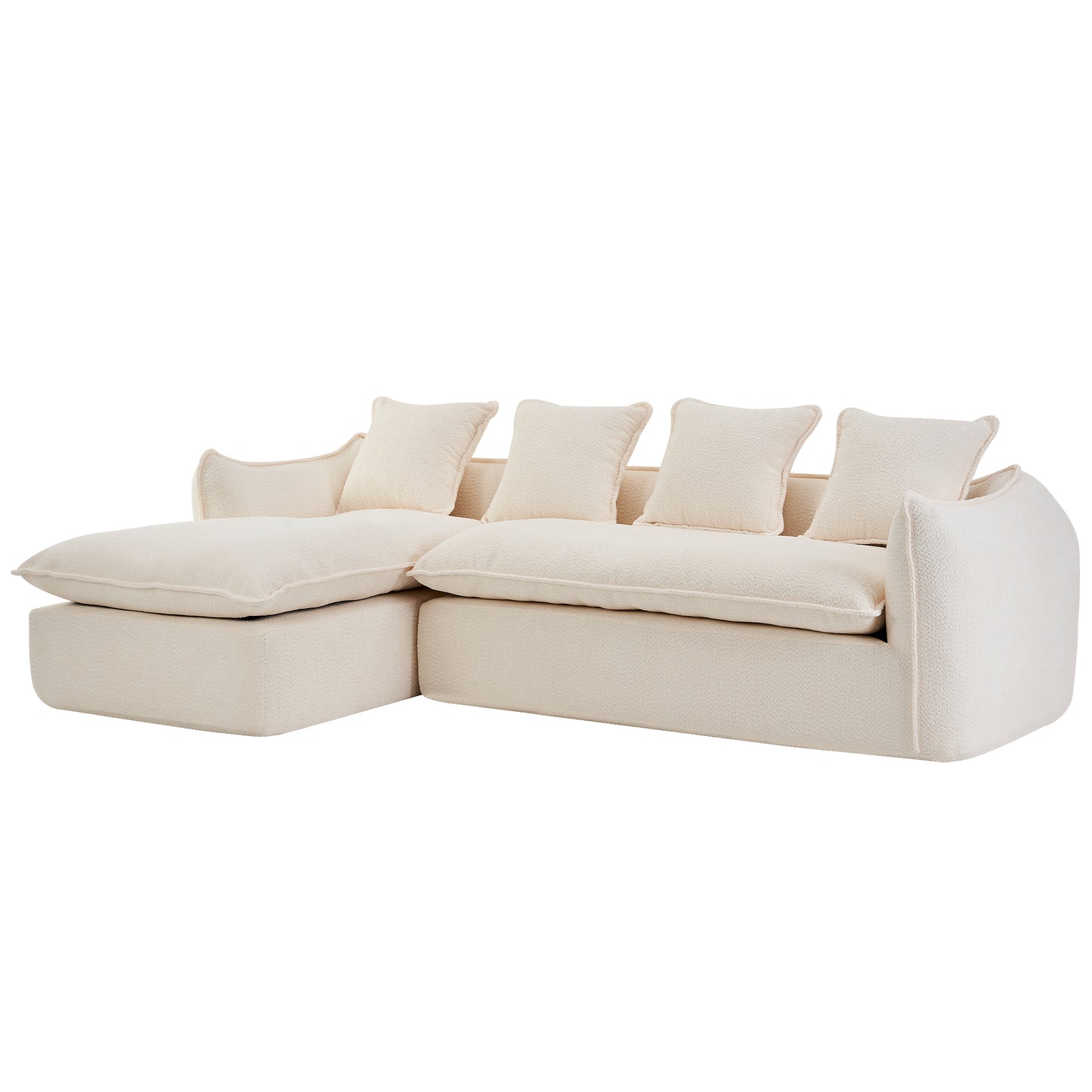 Deep Seat 3 Seater for Living Room Oversized Comfy Sofa