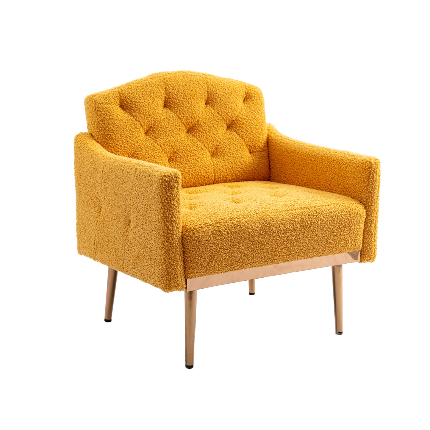 Leisure single sofa with Rose Golden feet