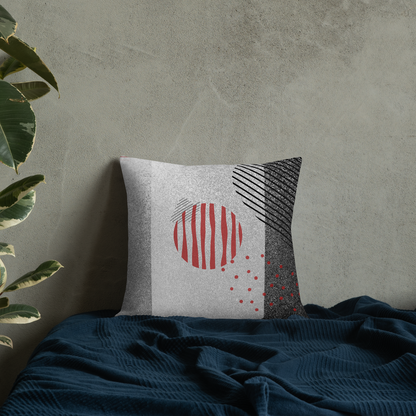 Premium Geometric Abstract Throw Pillow