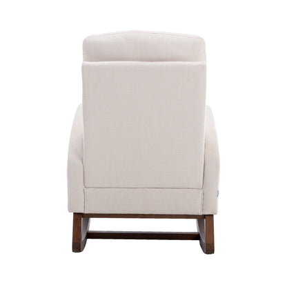 Nursery Rocking Accent Chair with High Back