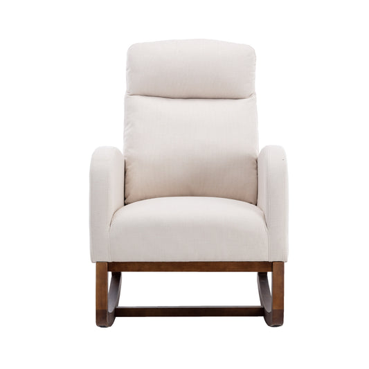 Nursery Rocking Accent Chair with High Back