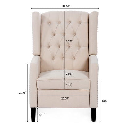 27.16\\\\\\\\\\\\\\\" Wide Manual Wing Chair Recliner