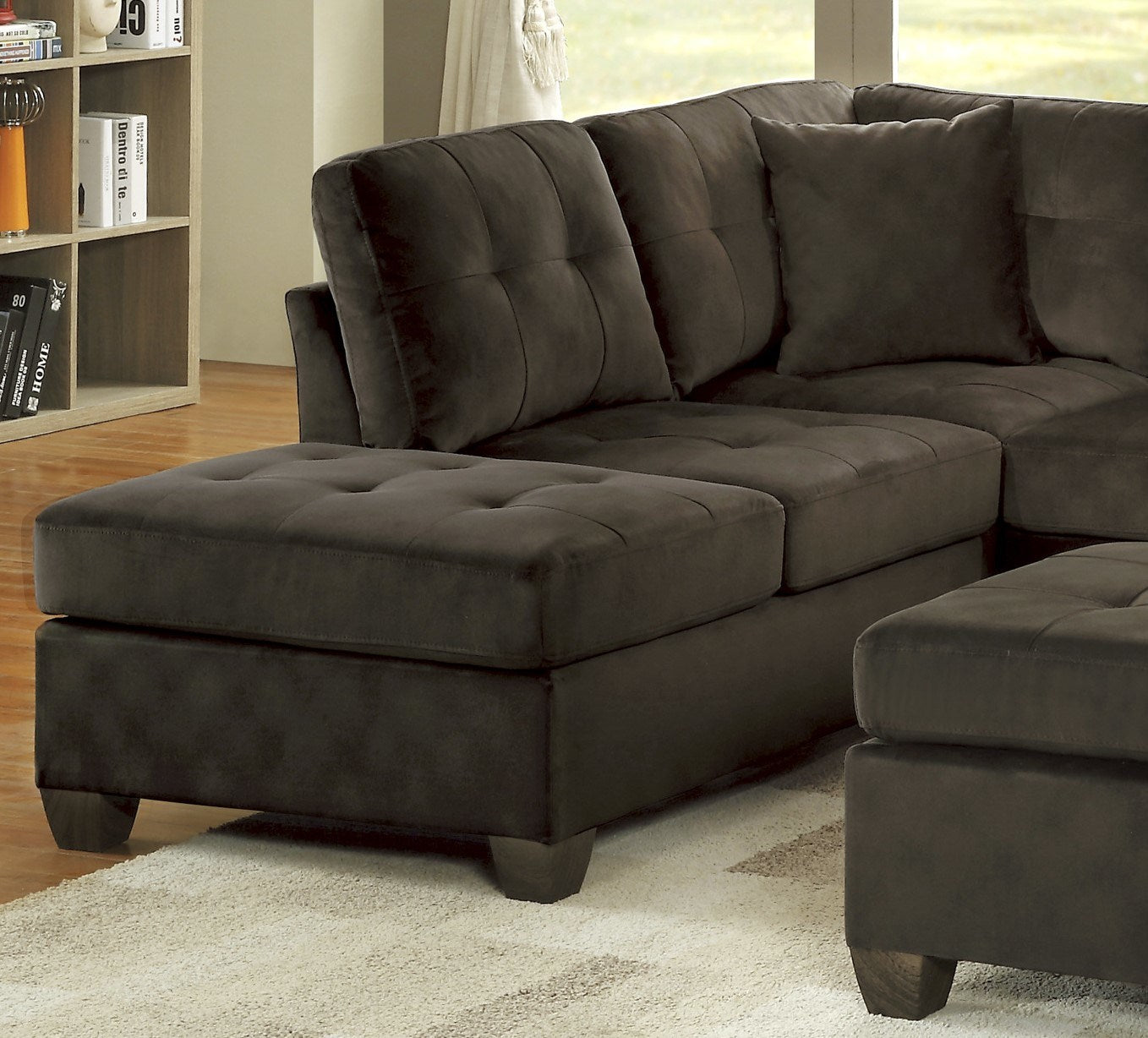 Upholstered Modern L-Shape Sofa