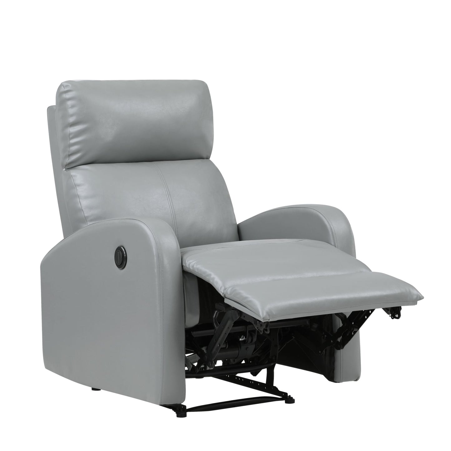 Aubrey Power Recliner In Elle Gray