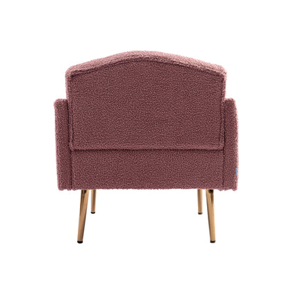 Leisure single sofa with Rose Golden feet