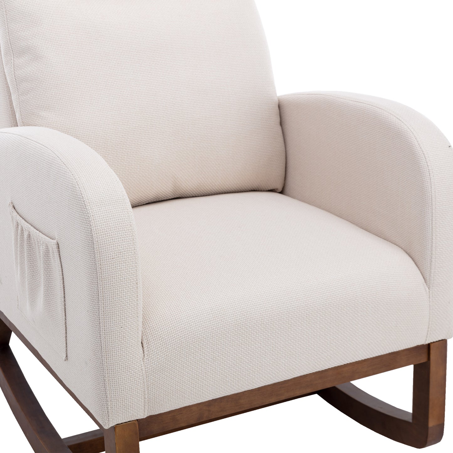 Nursery Rocking Accent Chair with High Back