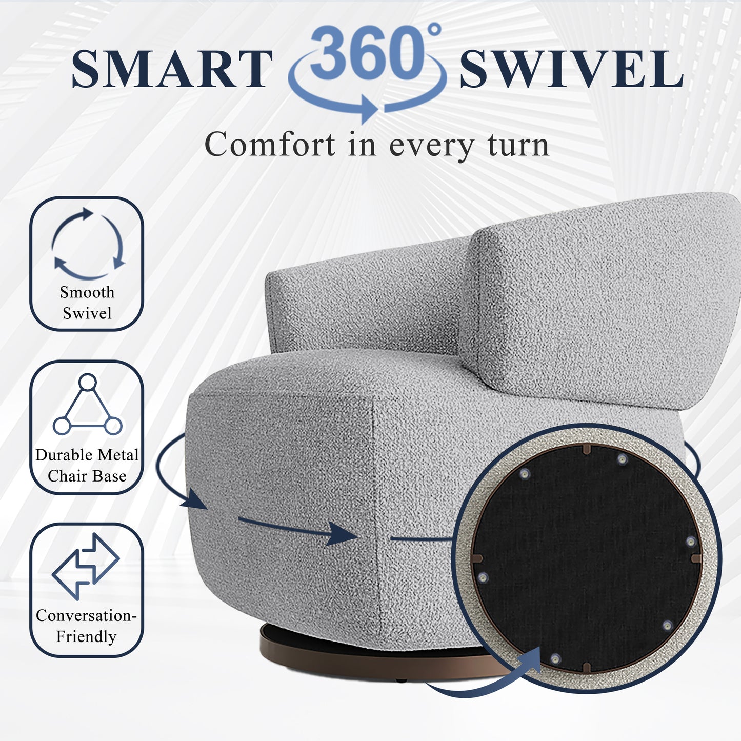 Wivel Barrel Lounge Sofa Chair