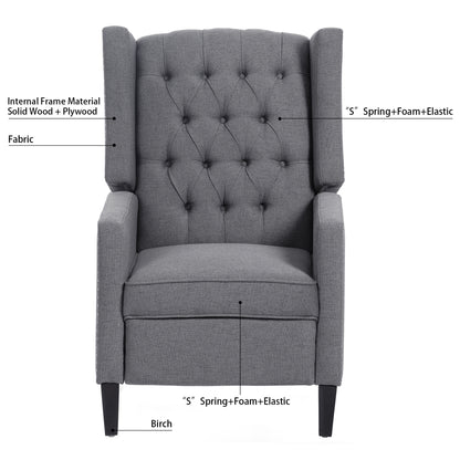 27.16\\\\\\\\\\\\\\\" Wide Manual Wing Chair Recliner