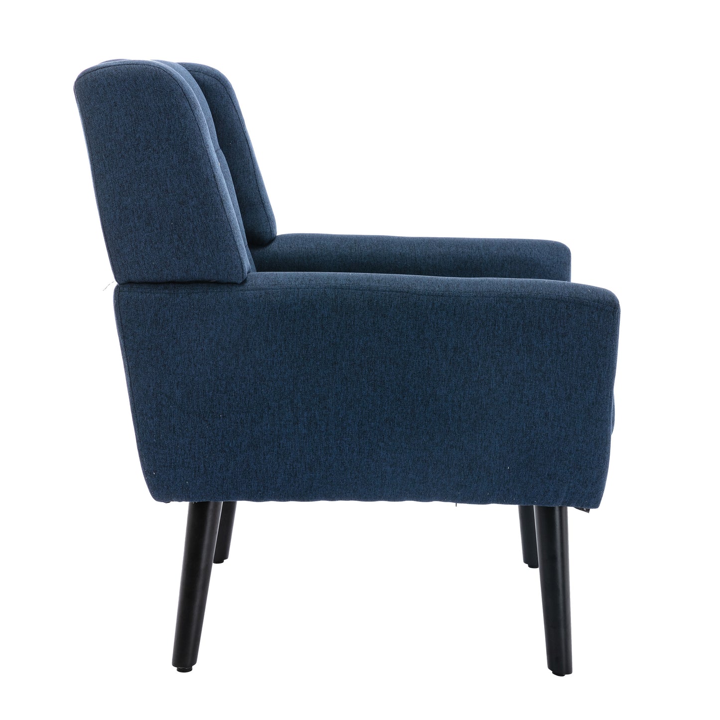 Modern Soft Linen Material Ergonomics Accent Chair