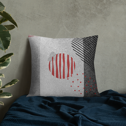 Premium Geometric Abstract Throw Pillow