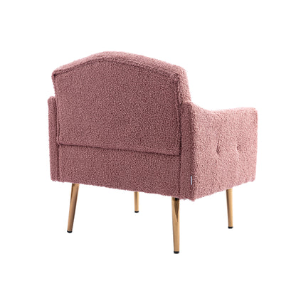 Leisure single sofa with Rose Golden feet