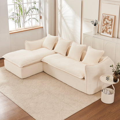 Deep Seat 3 Seater for Living Room Oversized Comfy Sofa