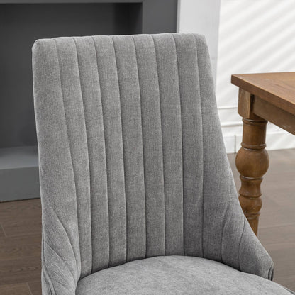 Rayon Cloth Flocking Linen Dining Chairs