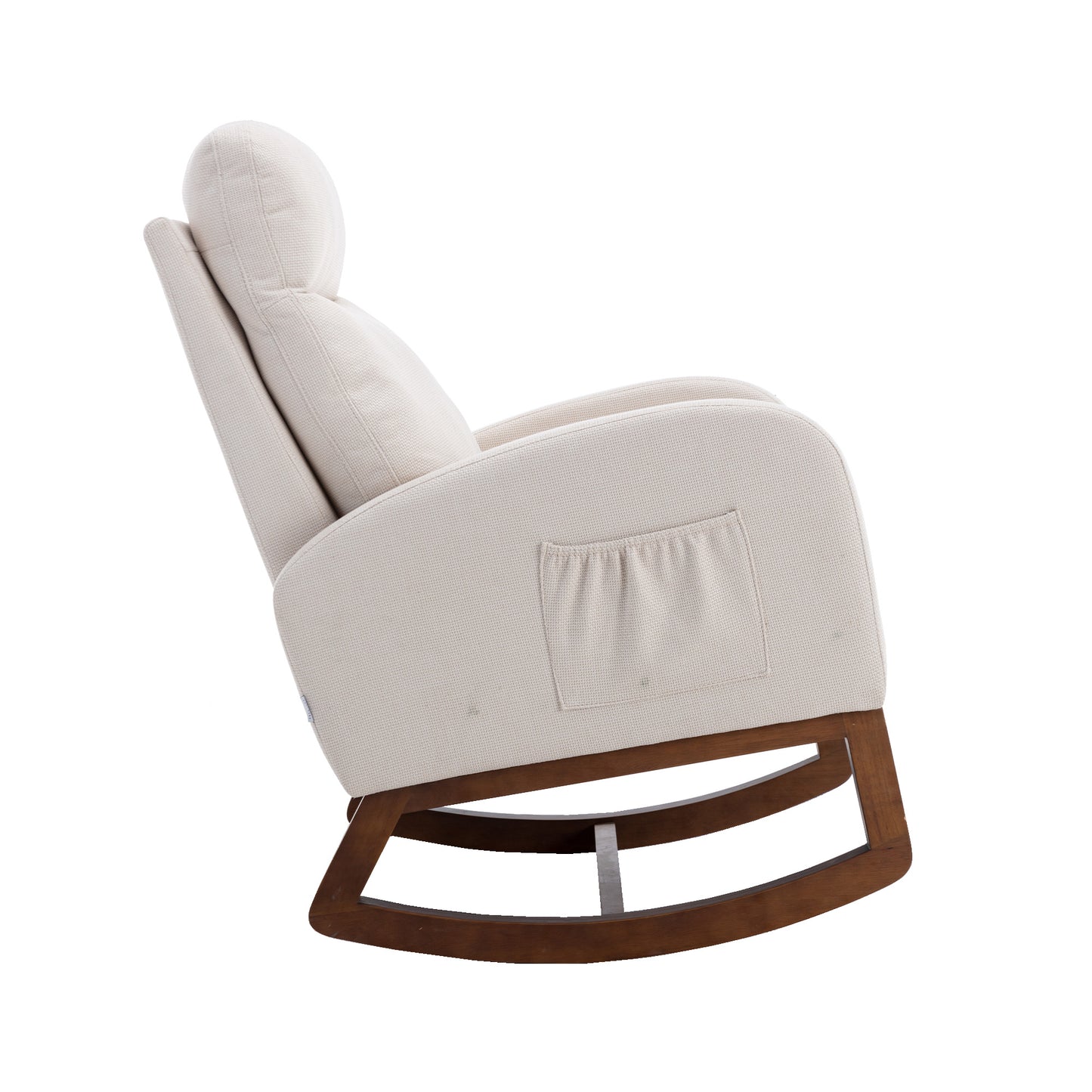 Nursery Rocking Accent Chair with High Back