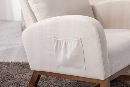 Nursery Rocking Accent Chair with High Back