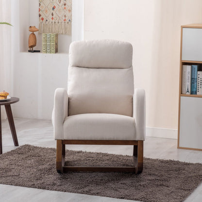 Nursery Rocking Accent Chair with High Back