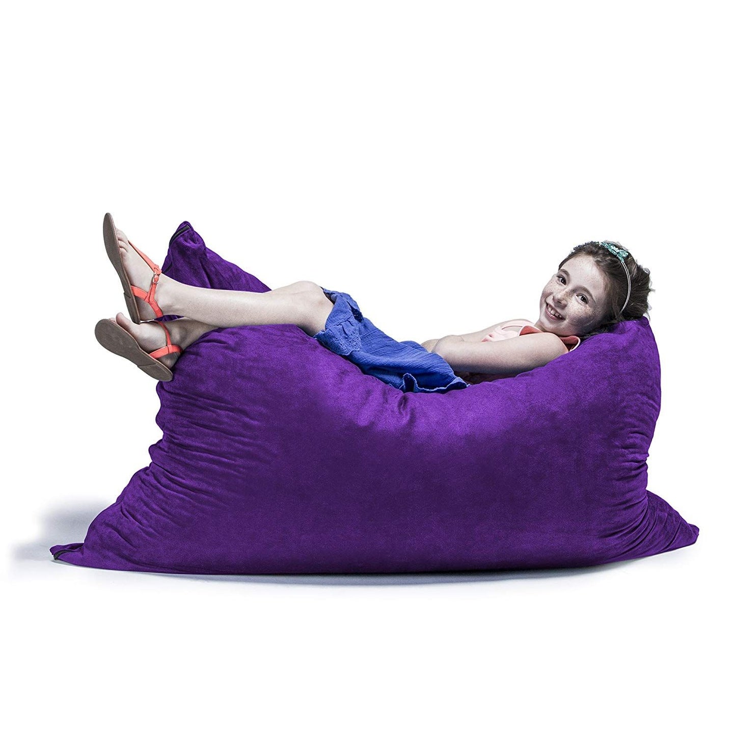 Jaxx 3.5 Ft Pillow Saxx Kids Bean Bag, Grape